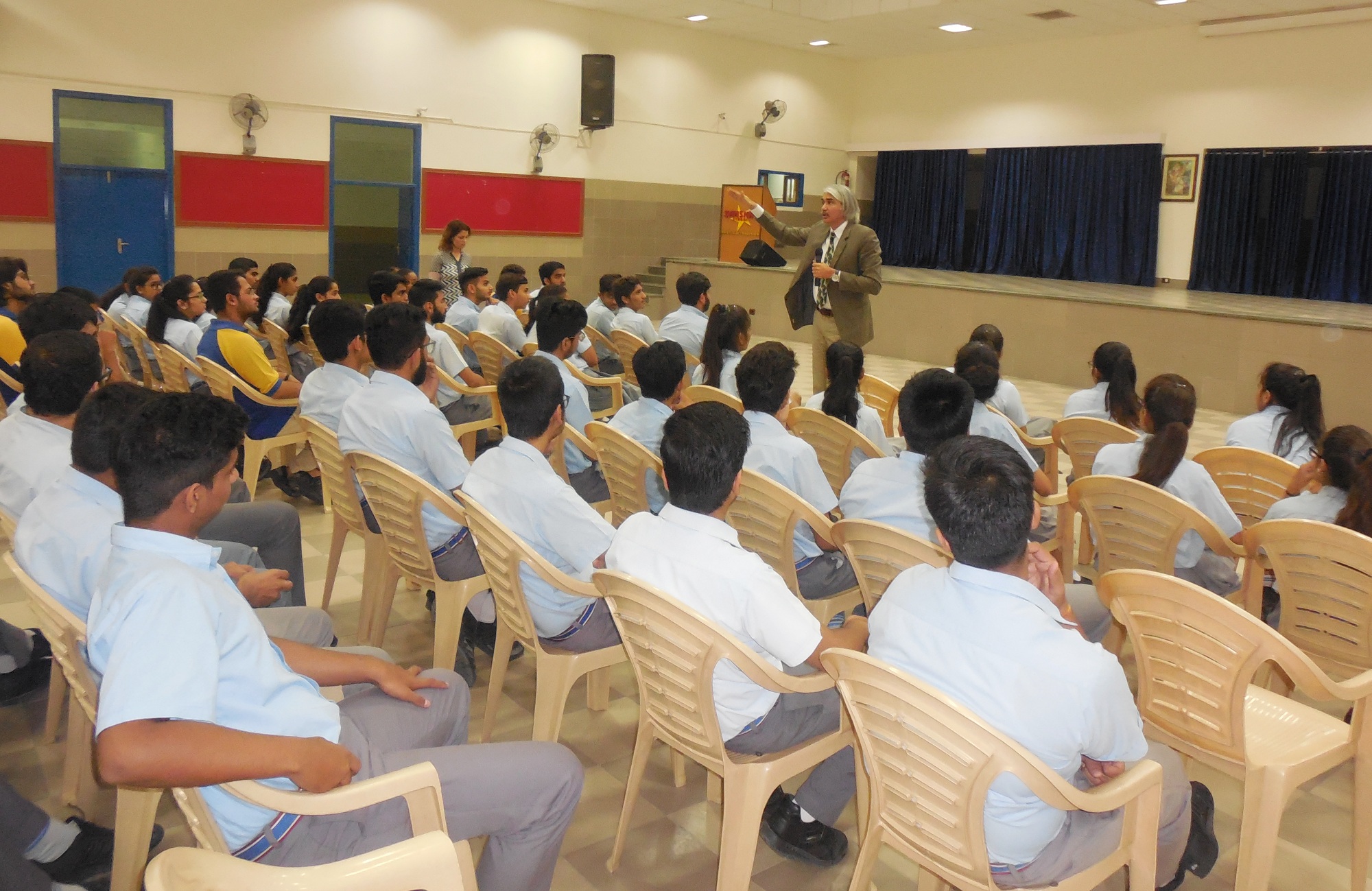 Sanskar students attend Career Counselling session