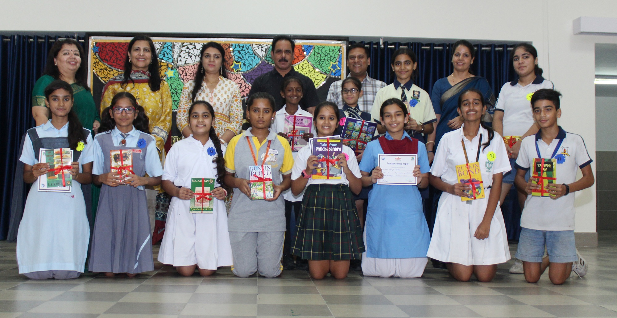 Mosaic Inter School Art Competition 2018 held at Sanskar School