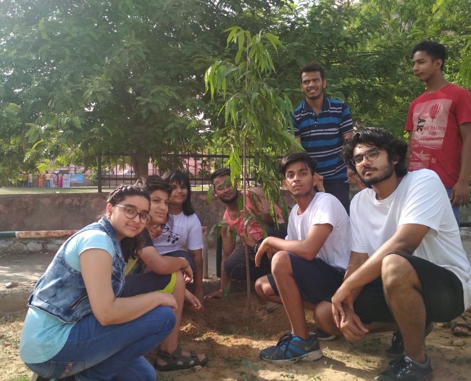 Plantation Drive organised by Sanskar School students  width=