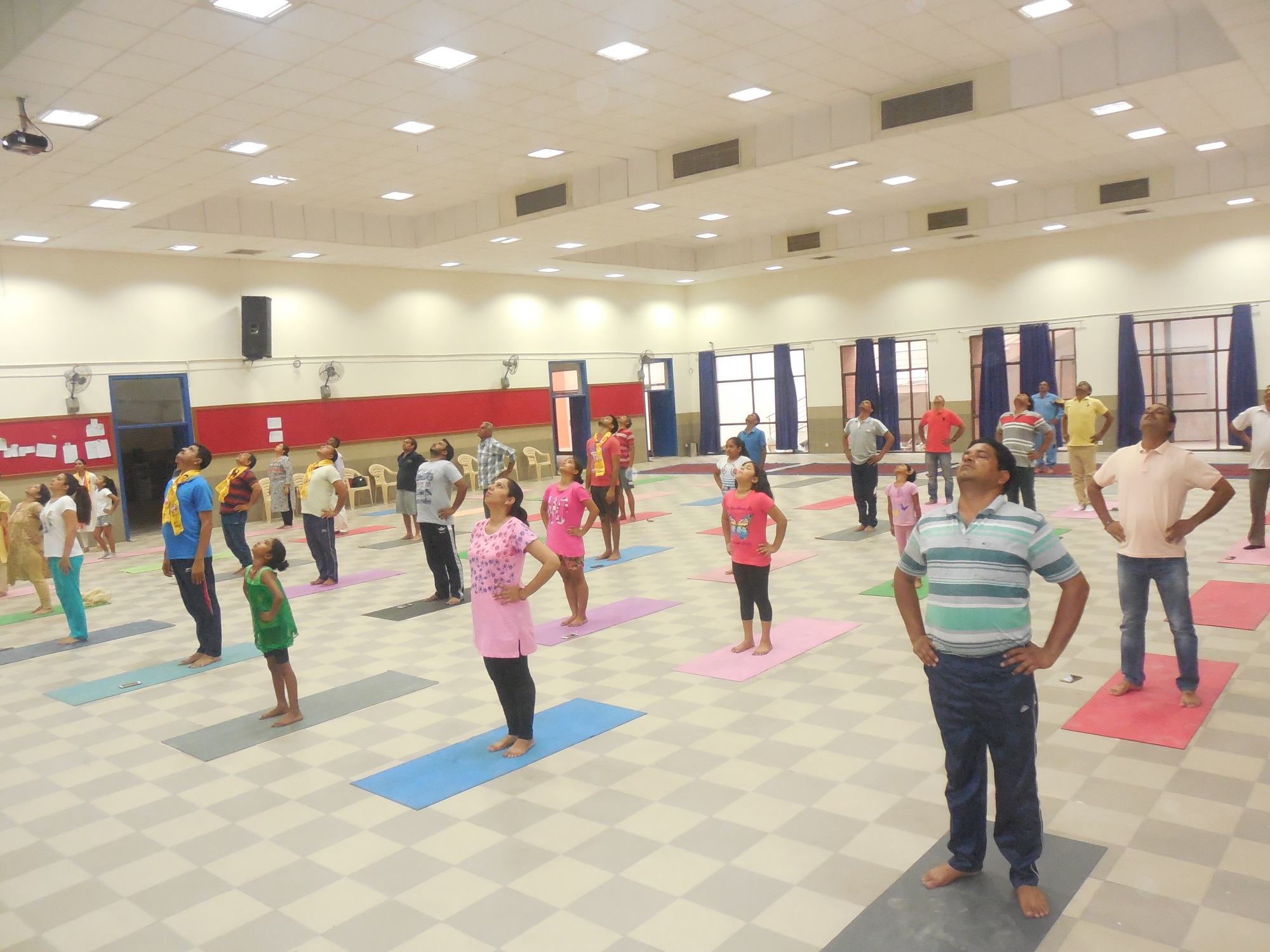 Sanskar School celebrated the fourth International Yoga Day